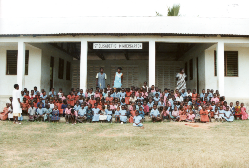 Der erste Kindergarten der gebaut wurde